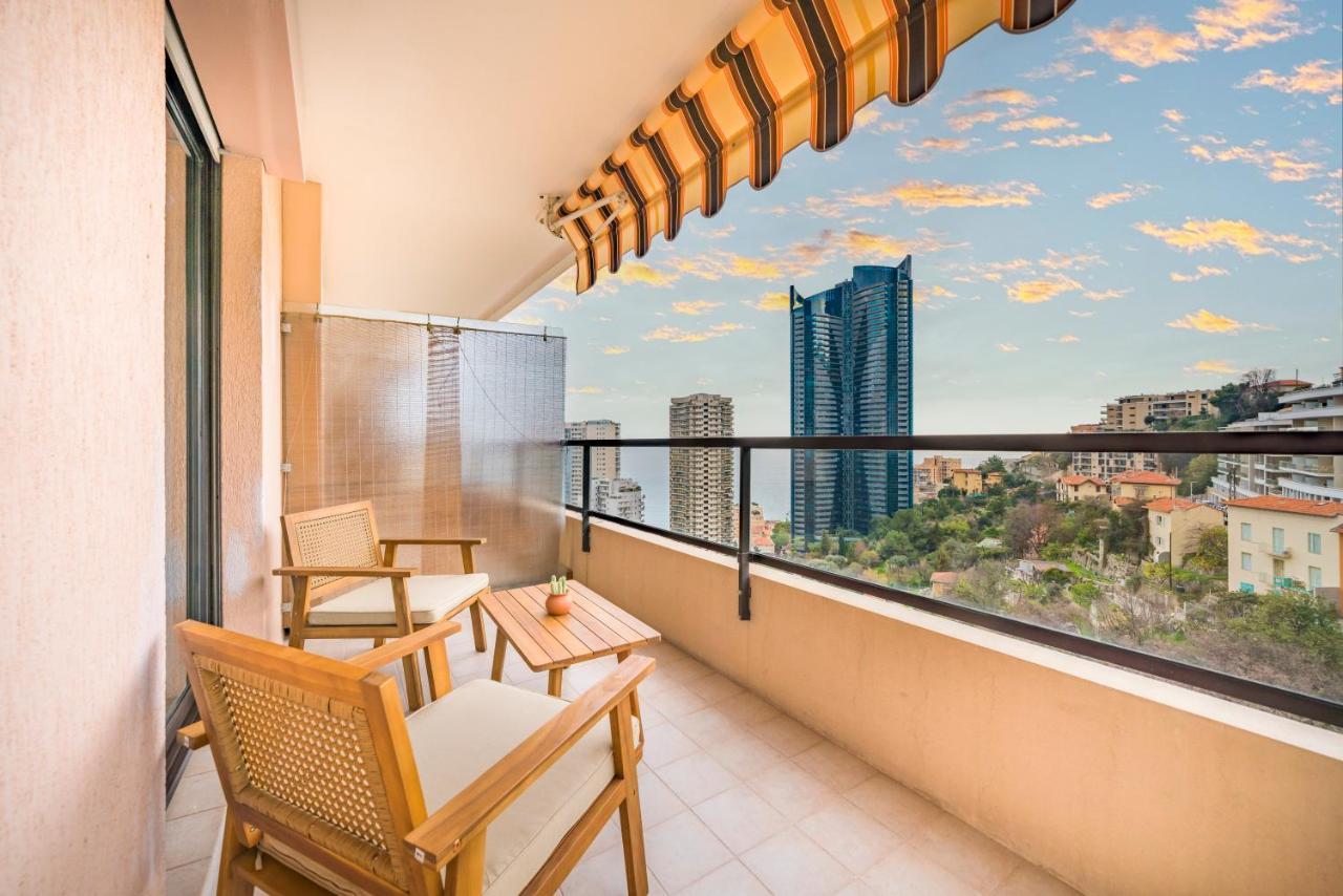 5Mn Monaco - Vue Mer - Parking - Piscine - Bb Beausoleil Bagian luar foto