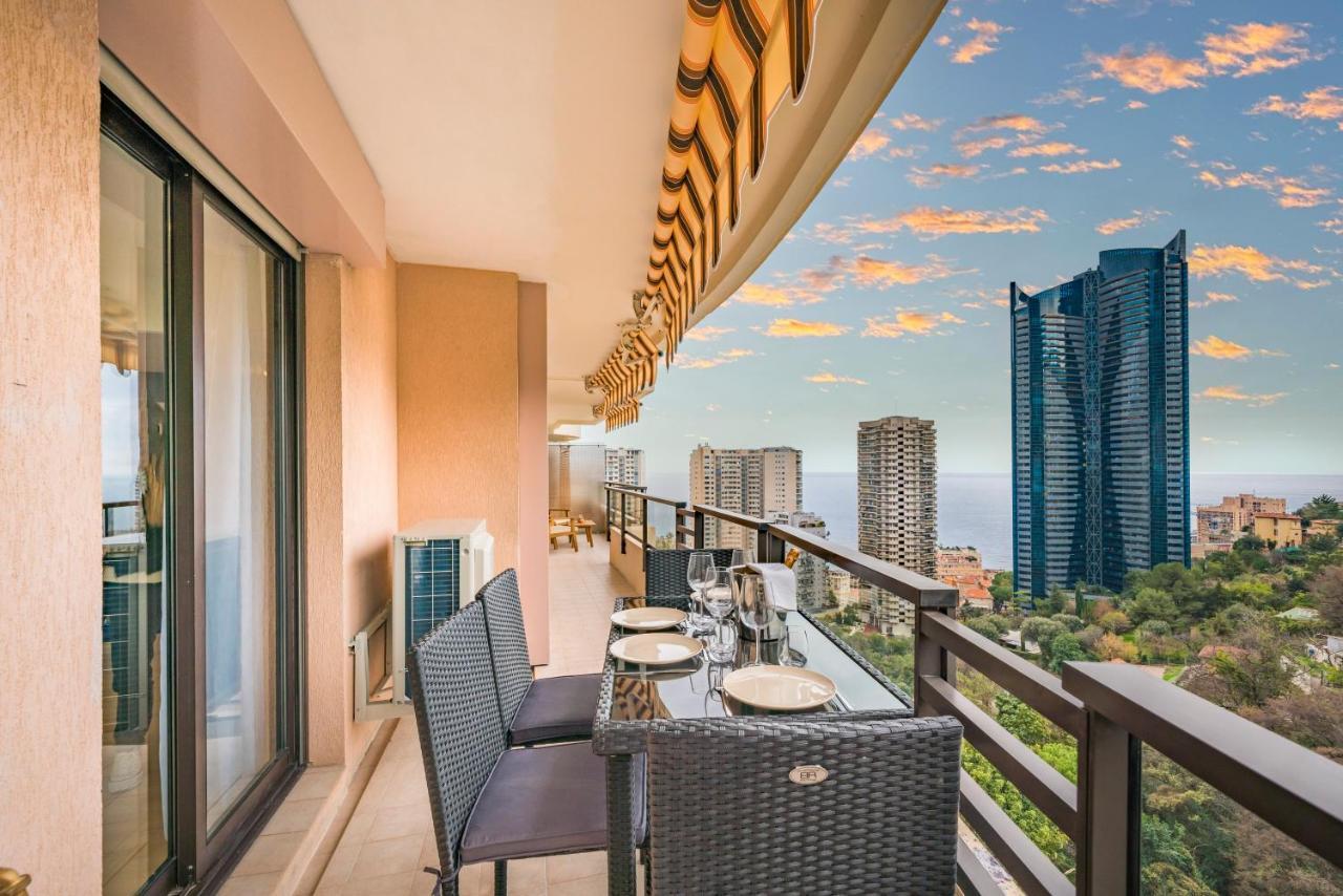 5Mn Monaco - Vue Mer - Parking - Piscine - Bb Beausoleil Bagian luar foto