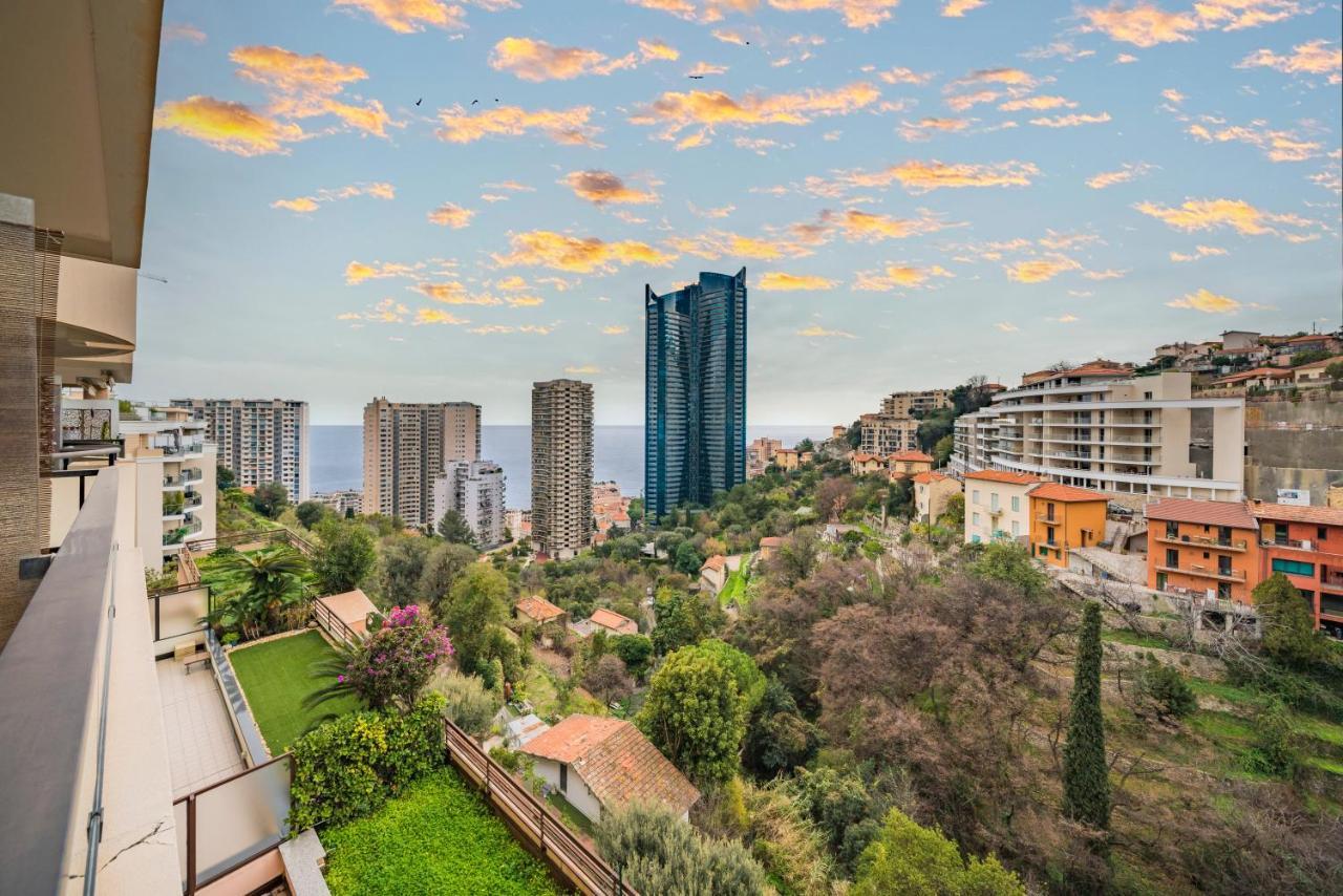 5Mn Monaco - Vue Mer - Parking - Piscine - Bb Beausoleil Bagian luar foto