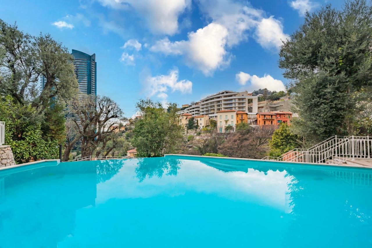 5Mn Monaco - Vue Mer - Parking - Piscine - Bb Beausoleil Bagian luar foto